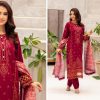 Maroon Elegance Embroidered Lawn 3-Piece